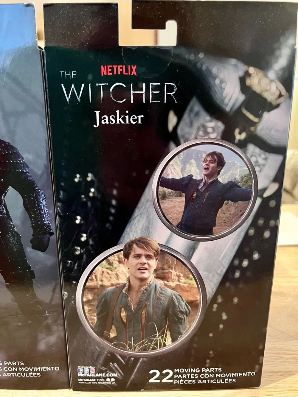 McFarland Toys The Witcher Set of 3 Figures, Geralt, Ciri, Jaskier, 2022